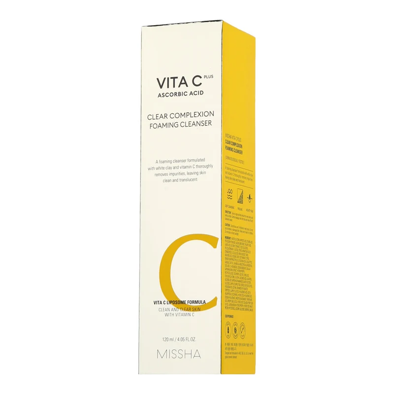 Missha Vita C Plus Clear Complexion Foaming Cleanser