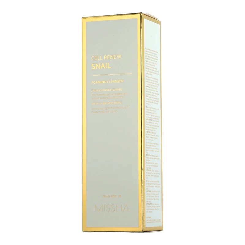 Missha Super Aqua Cell Renew Snail Cleansing Foam