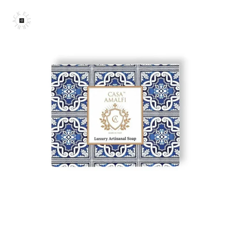 CASA AMALFI BLUE MAIOLICA 3 SOAP GIFT SET