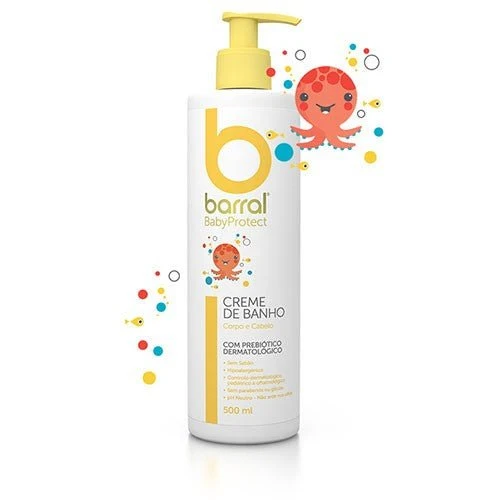 Barral Babyprotect Shower Cream for Atopica Skin - 500ml (Special Price)