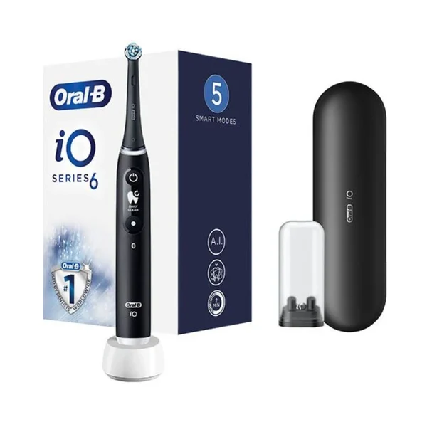 Oral B Lab IO6 Electric Toothbrush Black + Refill