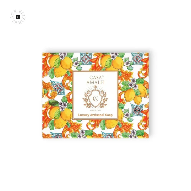 CASA AMALFI LEMON MAIOLICA 3 SOAP GIFT SET