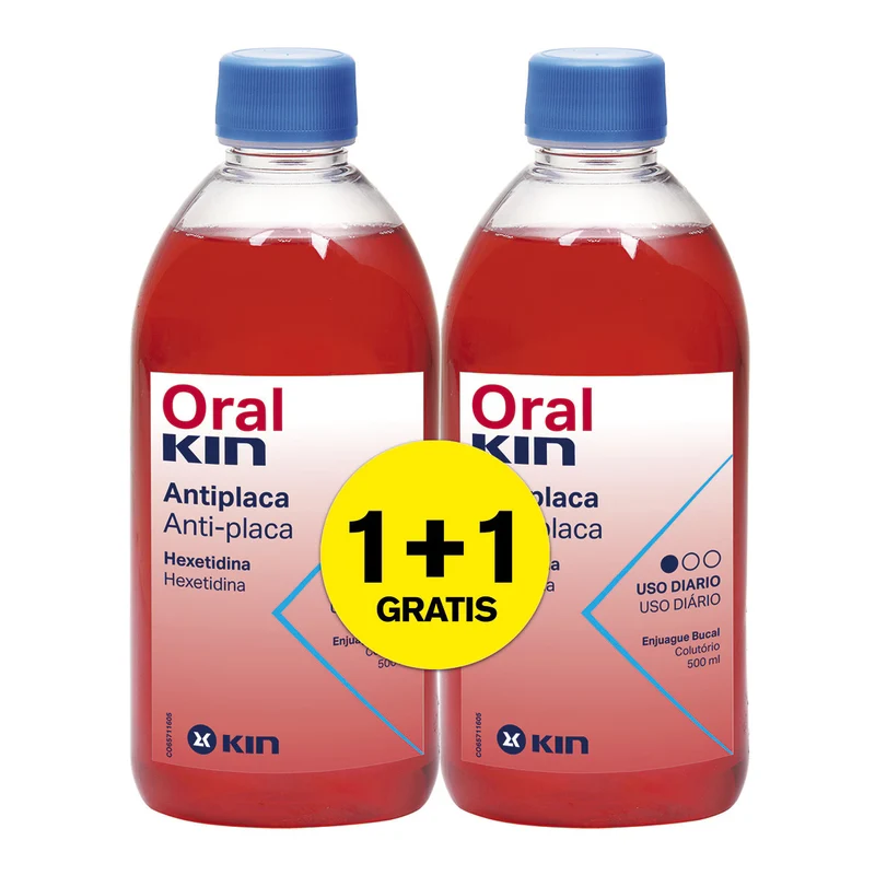 Oralkin Mouthwash 500ml (x2 units)