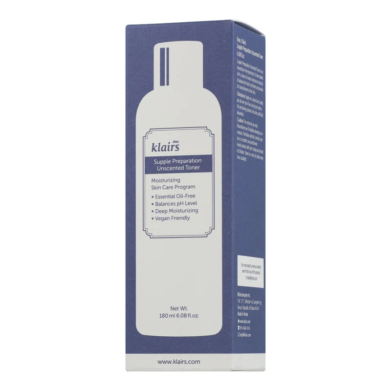dear, Klairs Supple Preparation Unscented Toner
