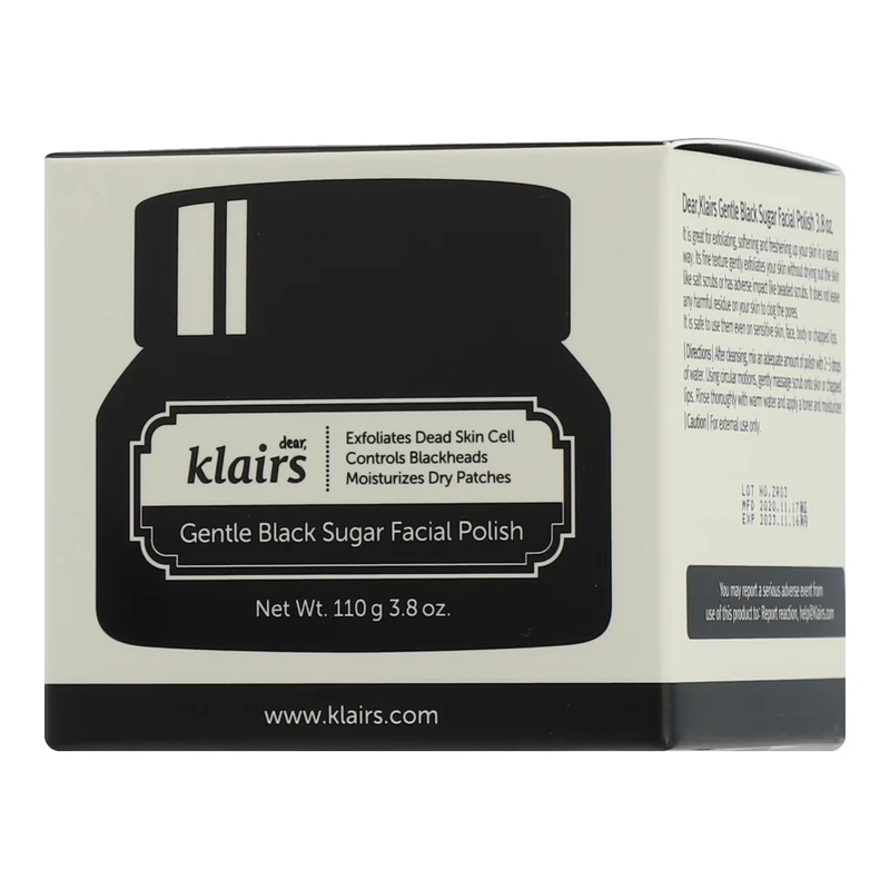 dear, Klairs Gentle Black Sugar Facial Polish
