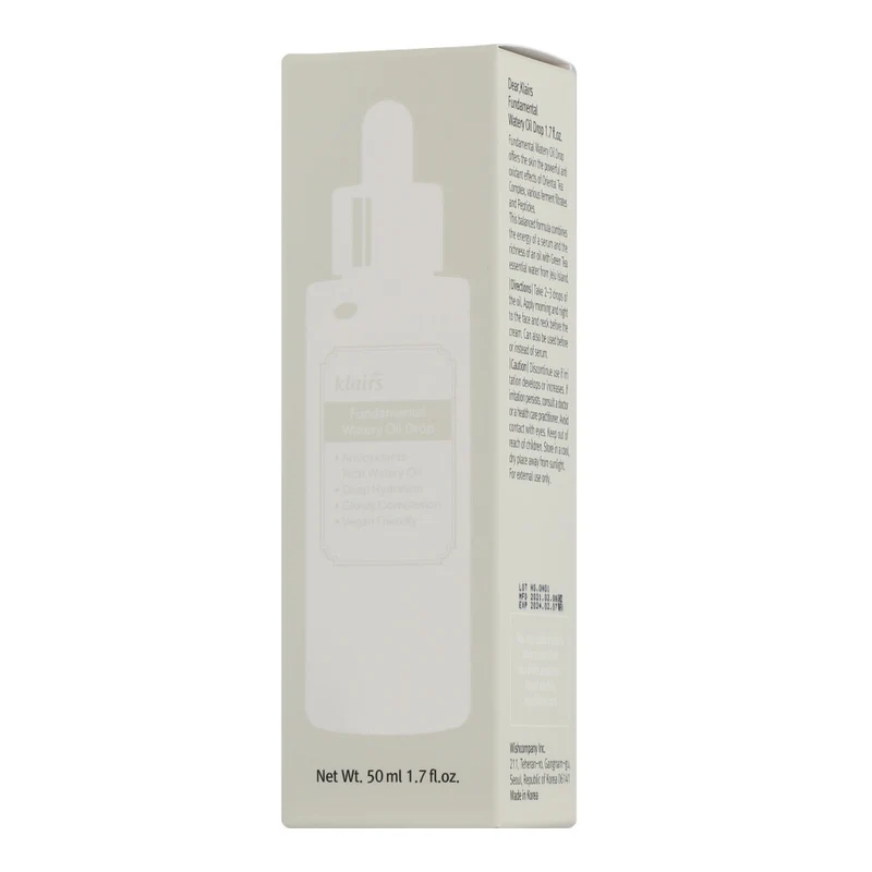 dear, Klairs Fundamental Watery Oil Drop