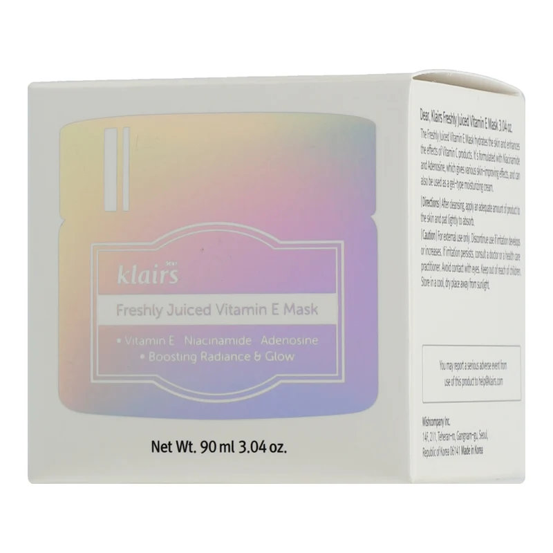 dear, Klairs Freshly Juiced Vitamin E Mask