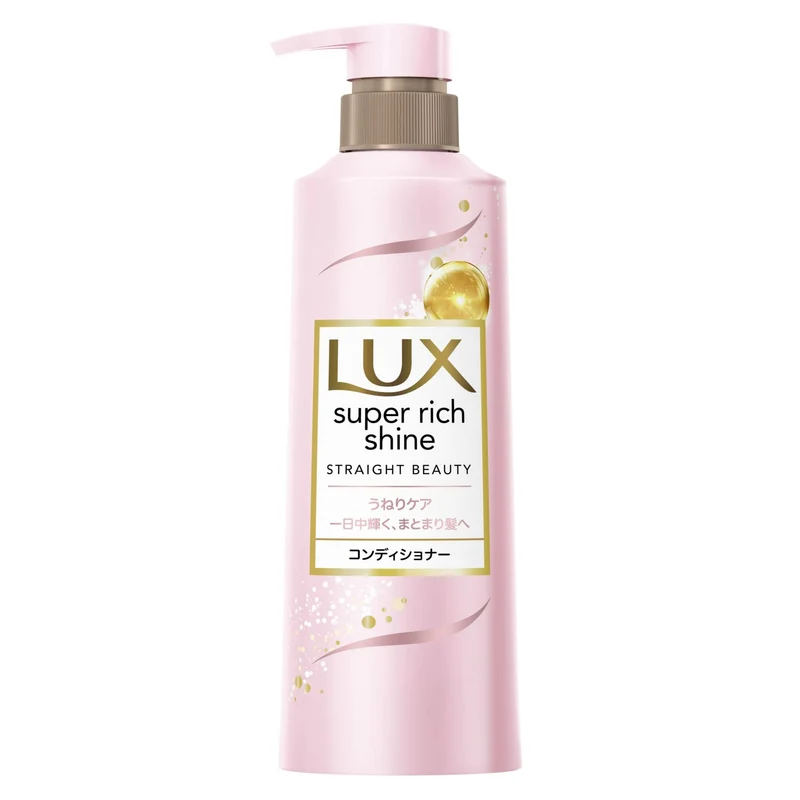 Lux Super Rich Shine Conditioner Pump 400G for Sleek Straight Hair