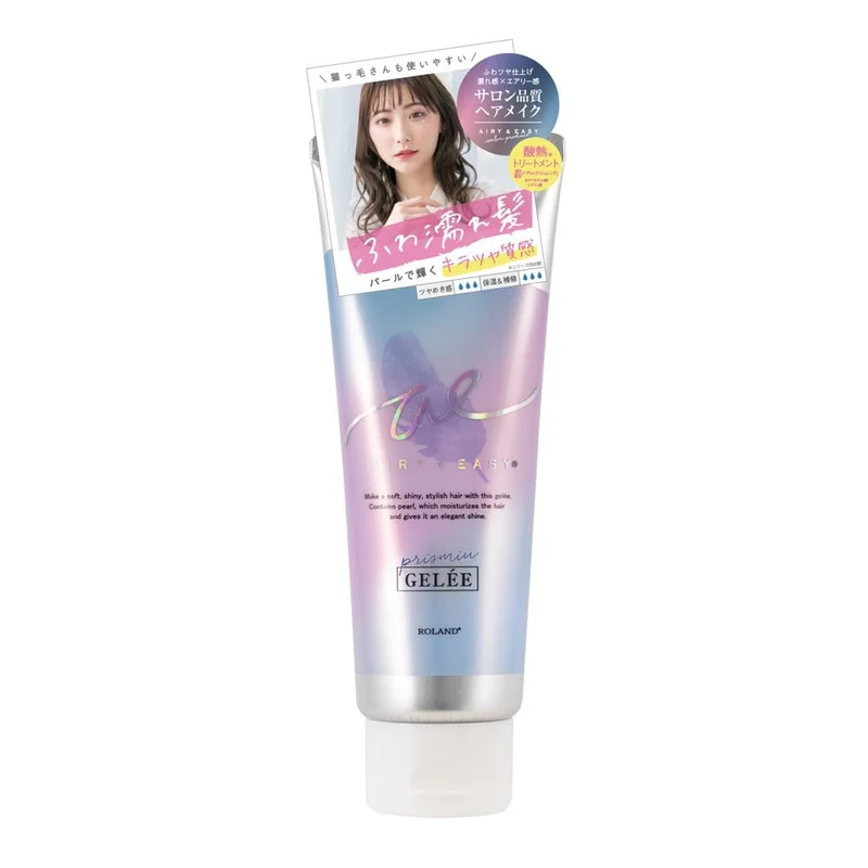 Airy & Easy Prism Hair Jelly 100g Lightweight Styling Gel Cosmetex Roland