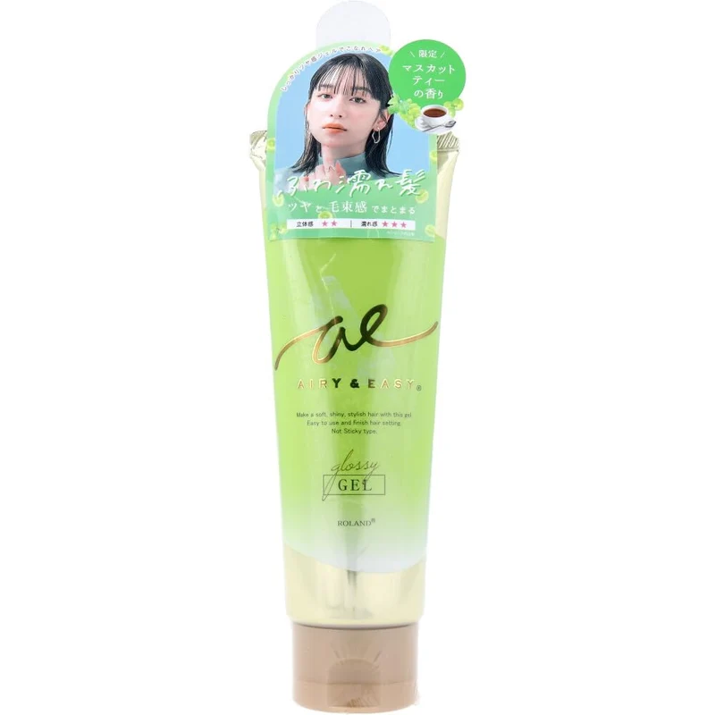 Cosmetex Roland Airy Easy Glossy Hair Gel Muscat Tea Scent 100g