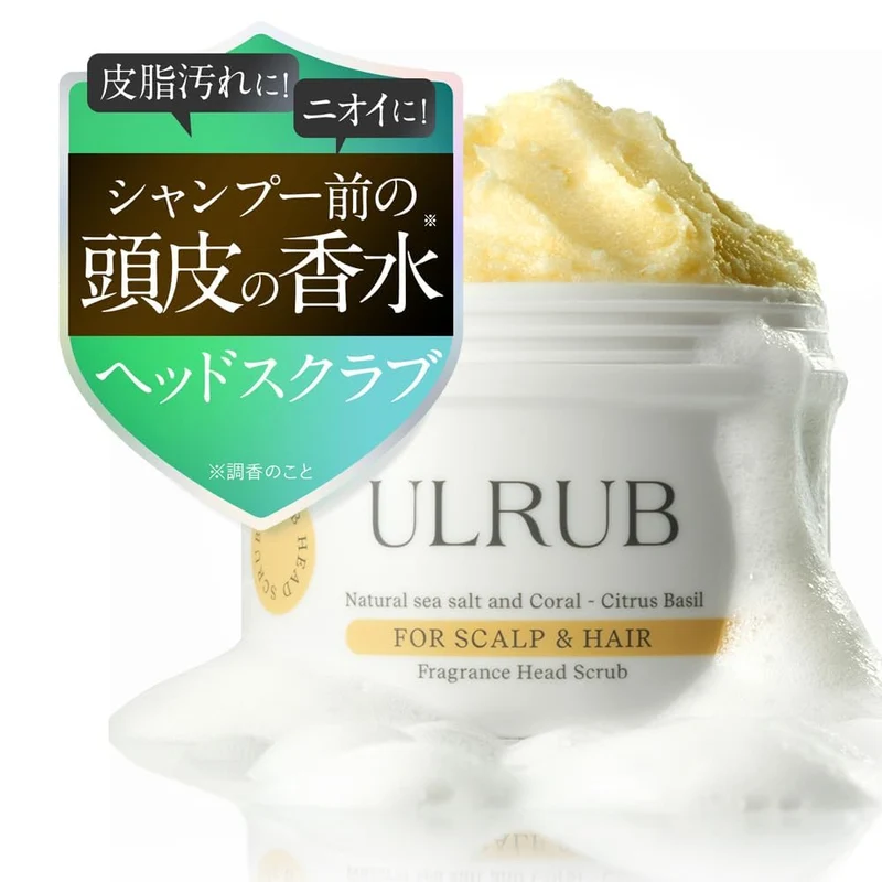 Chulacos Ulrub Head Scrub 200g Citrus Basil Scent Spa for Healthy Scalp Care