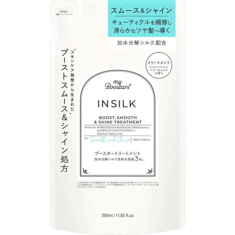 My Boostars Insilk Treatment Refill 350Ml Smooth Shine Hair Formula