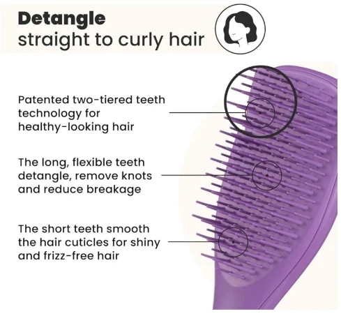 Tangle Teezer Detangler Brush Mini Purple