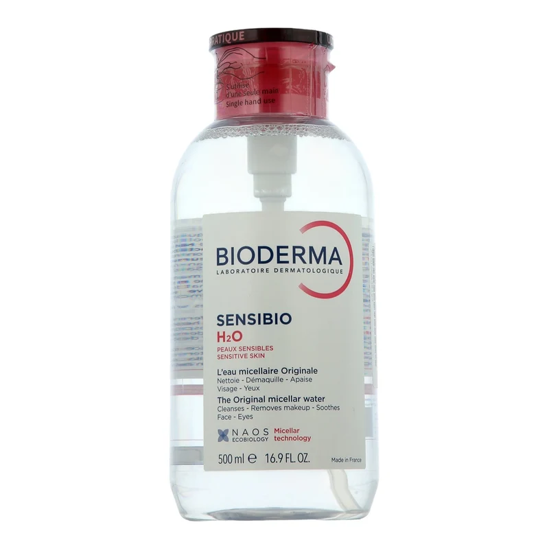 Bioderma Sensibio H2O Make-up Removing Micelle Solution with Pump