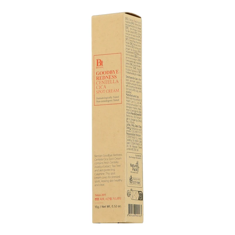 Benton Goodbye Redness Redness Centella Spot Cream