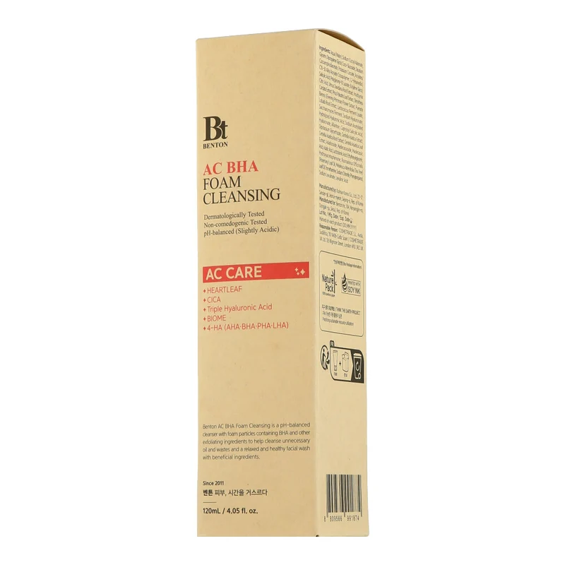 Benton Face Care AC BHA Foam Cleansing