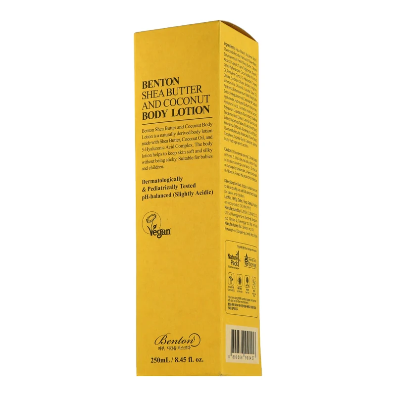 Benton Body Care Shea Butter and Coconut Body Lotion