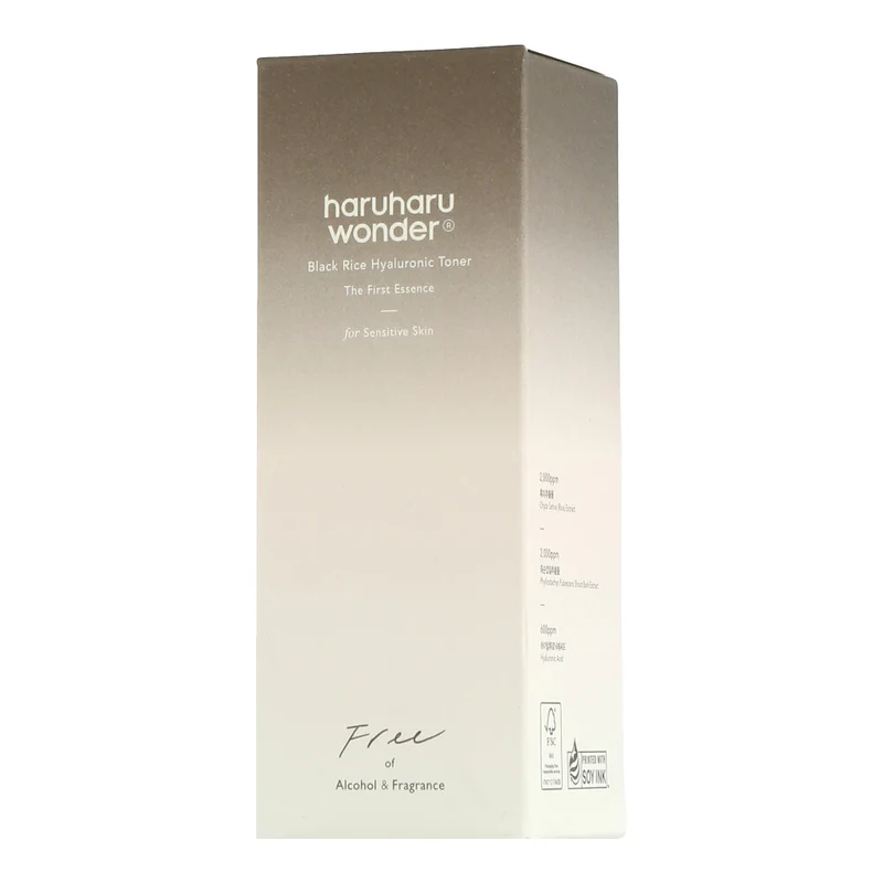 haruharu wonder Black Rice Hyaluronic Toner Free of Alcohol & Fragrance