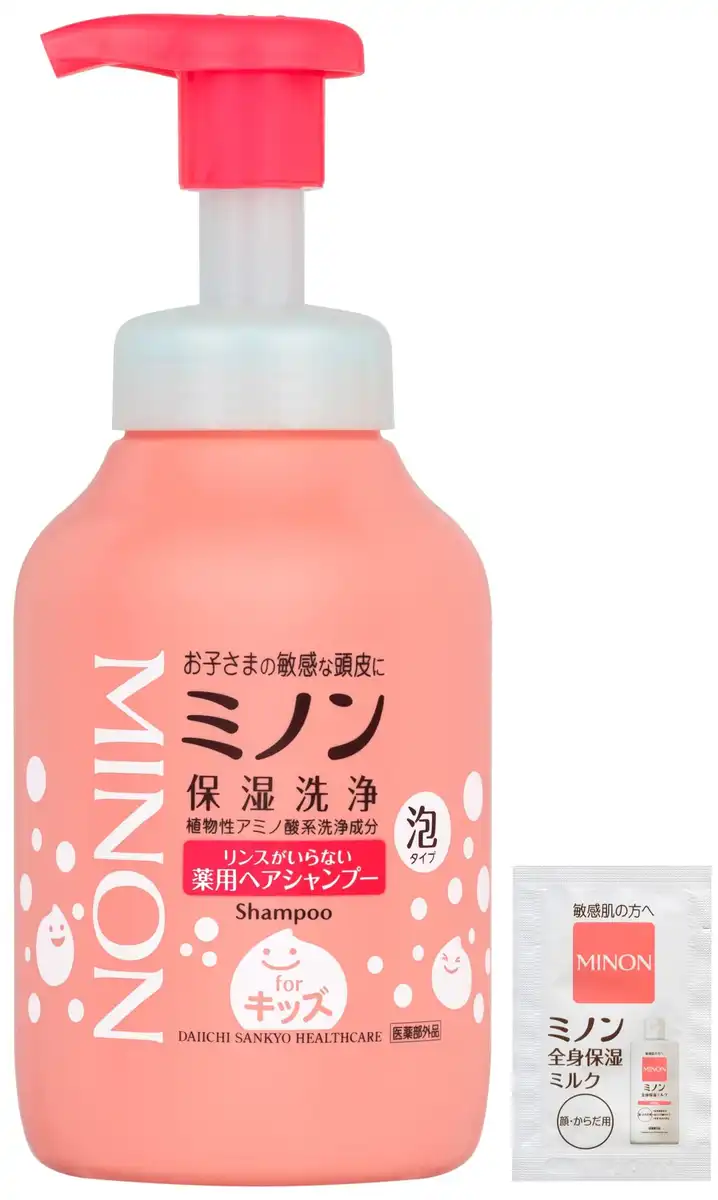 Minon Medicated No-Rinse Foam Shampoo 380mL for Sensitive Skin and Dandruff