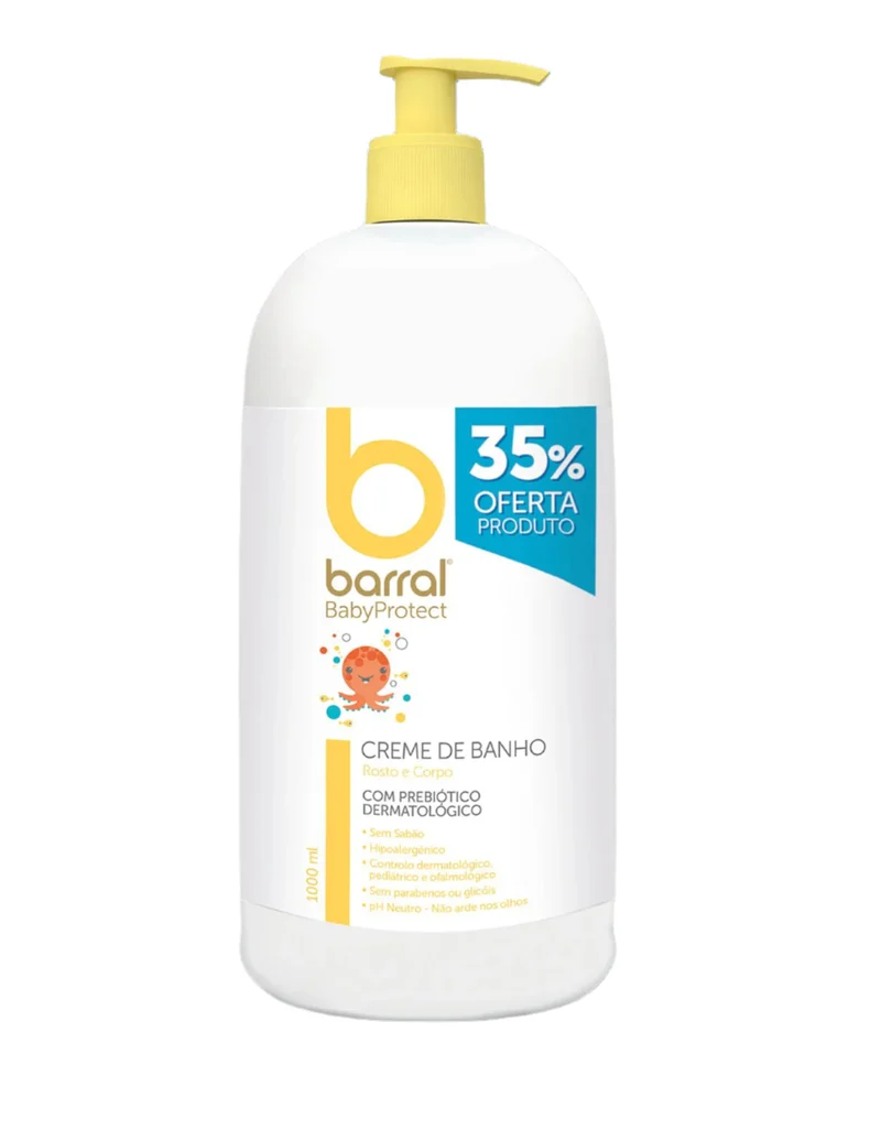 Barral Babyprotect Bath Cream - 1000ml