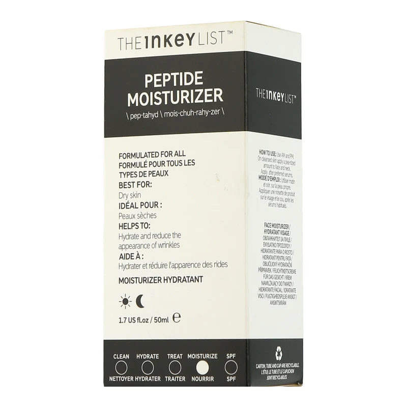 The Inkey List Face Care Peptide Moisturizer