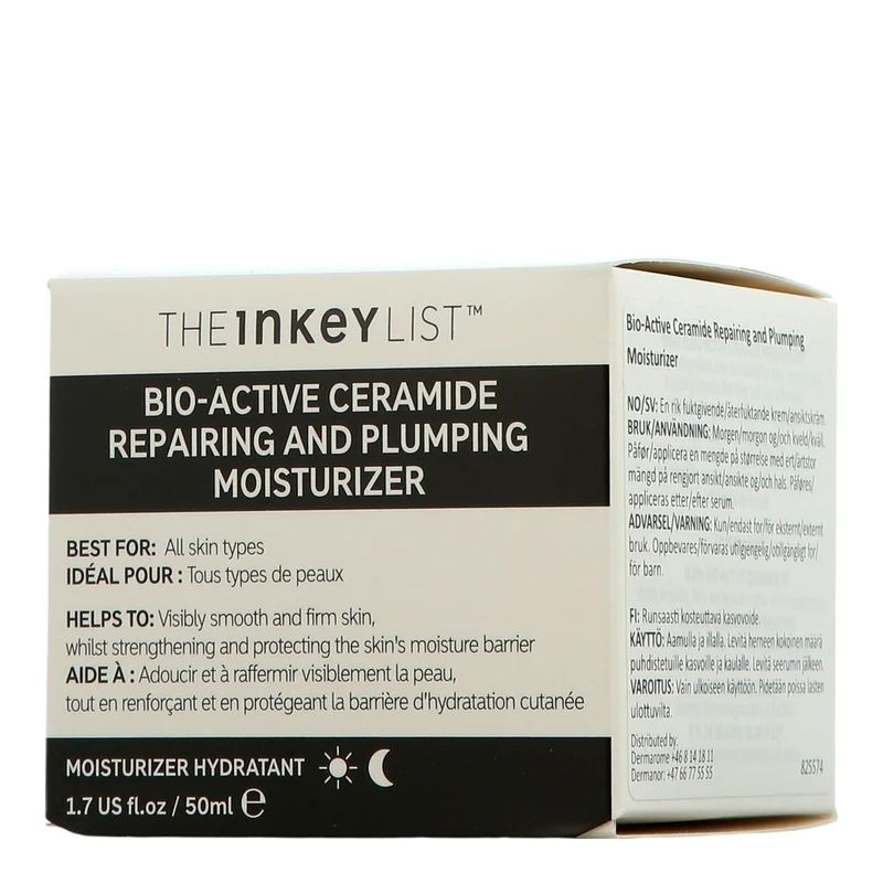 The Inkey List Face Care Bio-Active Ceramide Repairing and Plumping Moisturizer