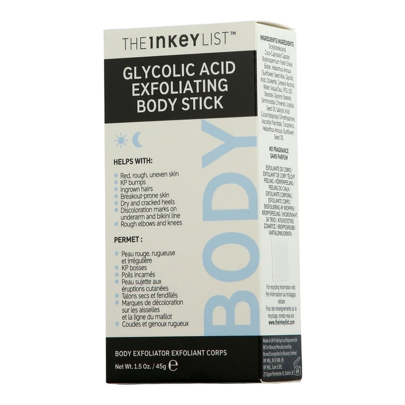 The Inkey List Body Care Glycolic Acid Exfoliating Body Stick