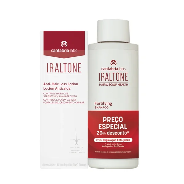 Iraltone Anti-Hair Loss Lotion - 100ml + Fortifying Shampoo - 200ml (Special Price)