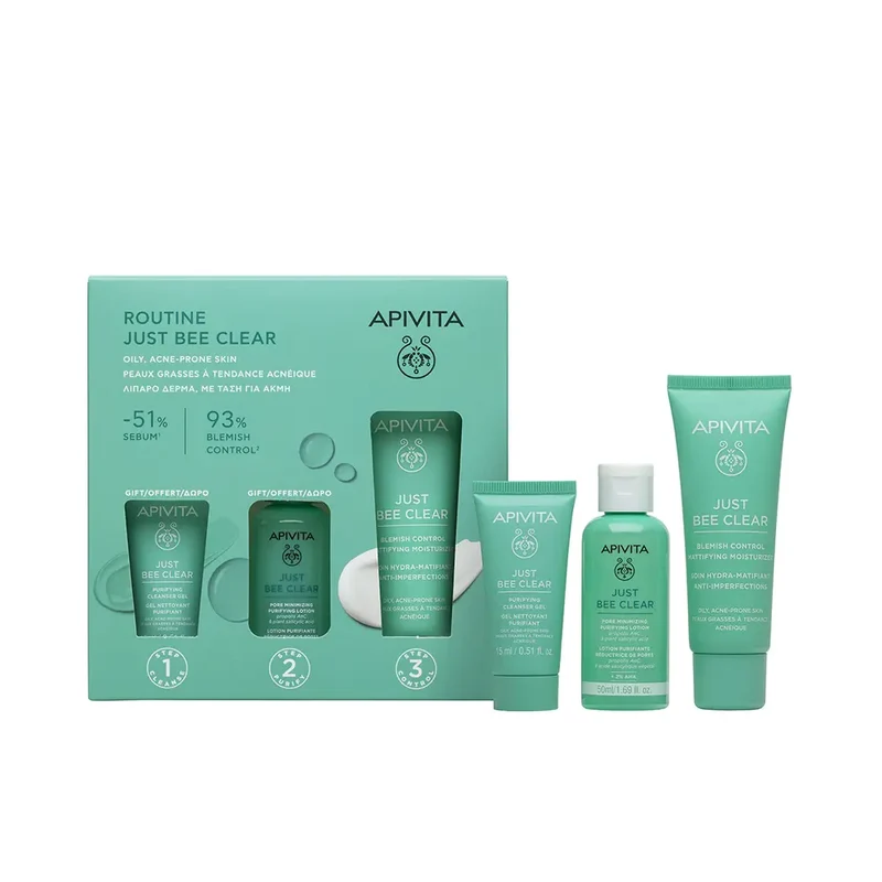 Apivita Just Bee Clear Routine