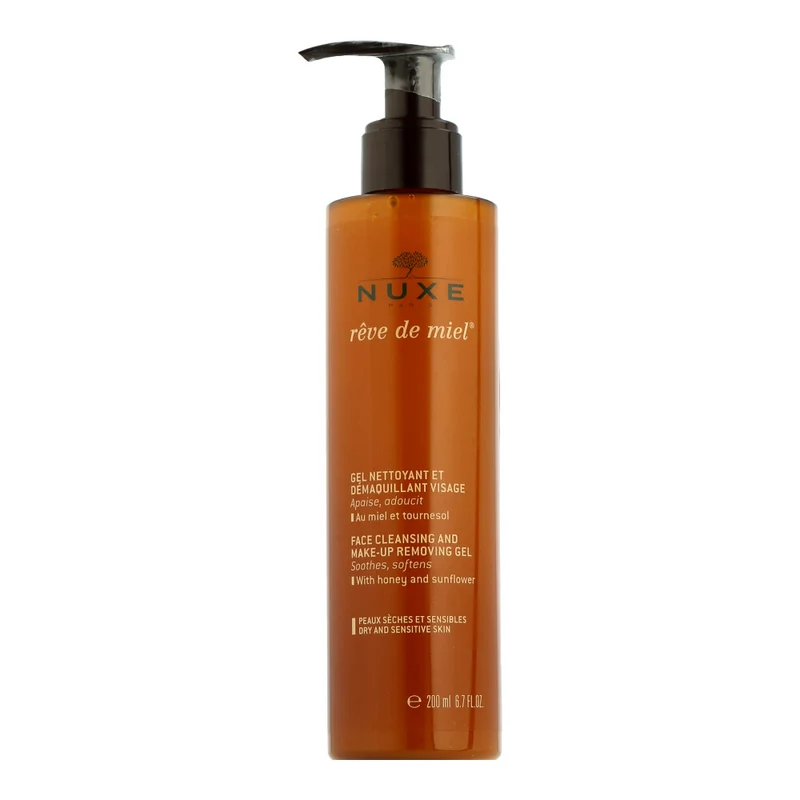 Nuxe Rêve de Miel Gel Nettoyant et Démaquillant Visage