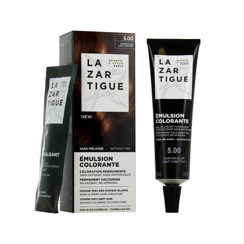 Lazartigue Emulsion Colorant_ 5.00 _ Light Chestnut - 60 ml