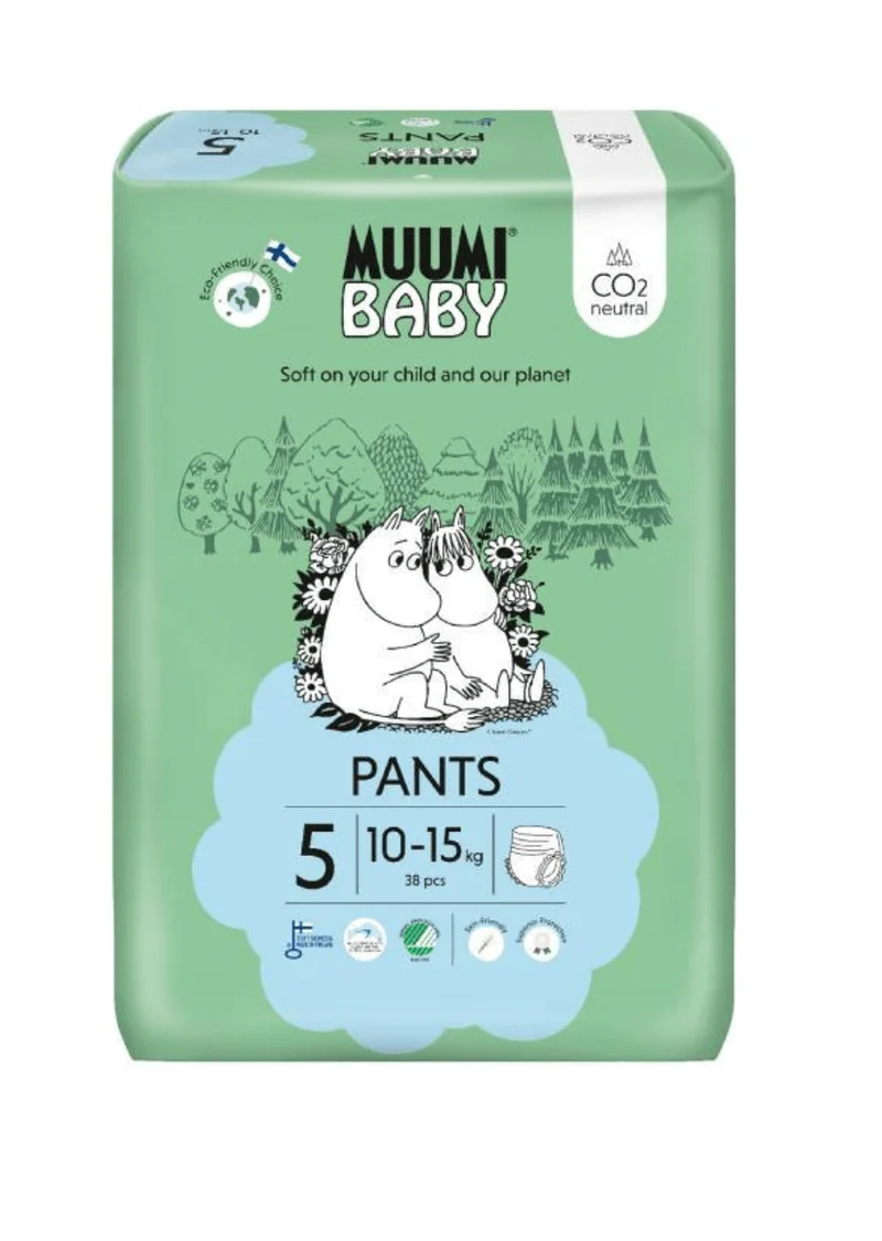 Muumi Baby Diaper Underwear _Tam. 5 _10-15Kg (x38 units)