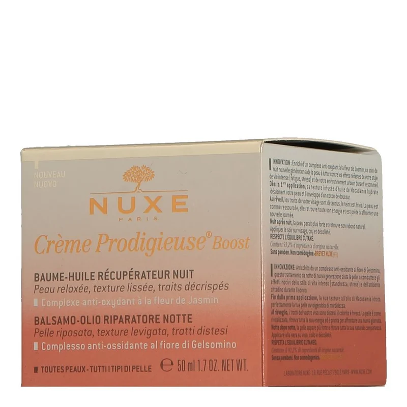 Nuxe Crème Prodigieuse Boost Baume-Huile Récupérateur Nuit