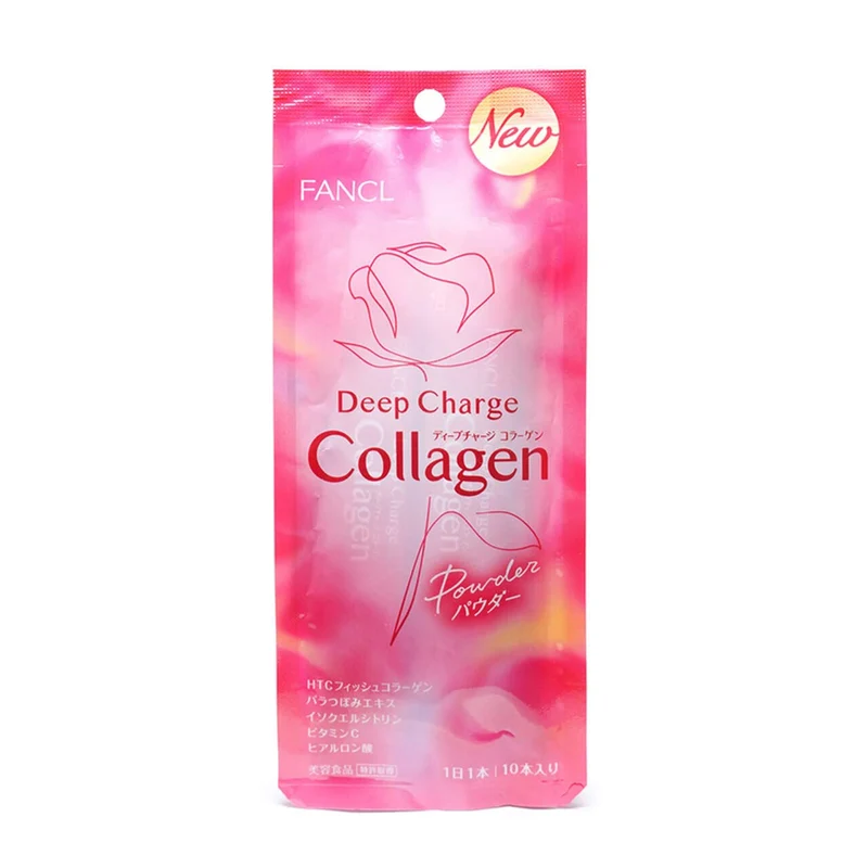 FANCL Deep Charge Collagen Powder 3.4G 10 Bottles Anti-Aging Supplement