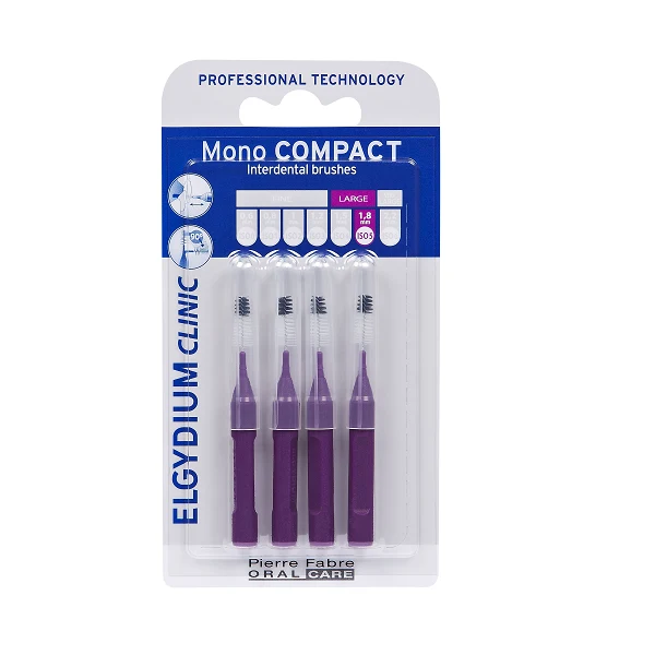 Elgydium Clinic Brush Mono Compact Purple (x4 units)