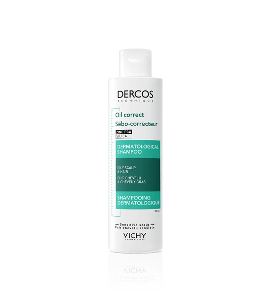 Dercos Tec Oily Scalp Corrector/Renewal Shampoo - 200ml