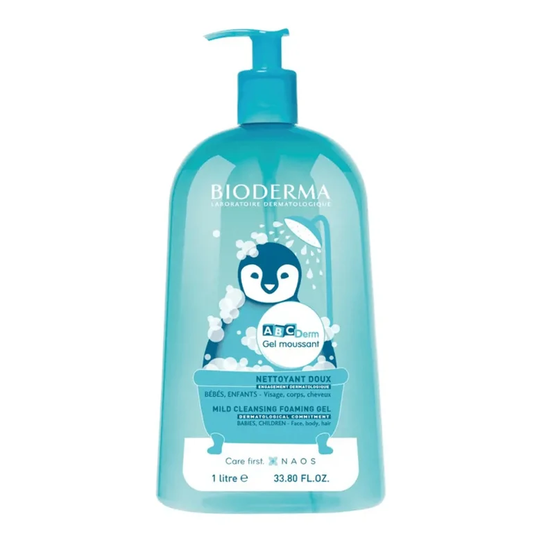 Bioderma Abcderm Gel Moussant - 1l (Special Price)