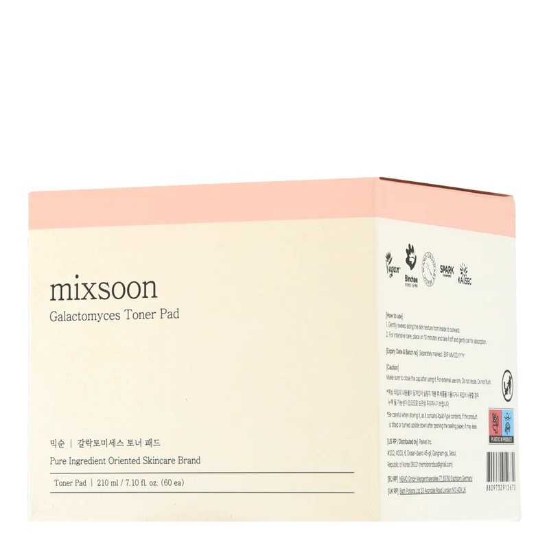 Mixsoon Face Care Galactomyces Toner Pad