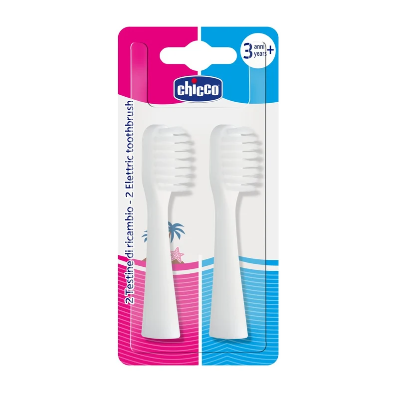 Chicco Electric Toothbrush Refill (x2 units)