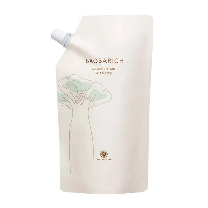 House Of Rose Baoba Rich Damage Care Shampoo 580ml Refill for Damaged Hair