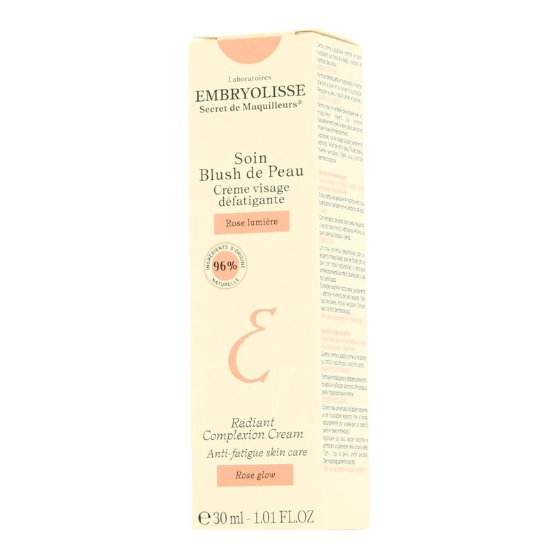 Embryolisse Maquillage et Soins Teintés Soin Blush de Peau Rose Lumière