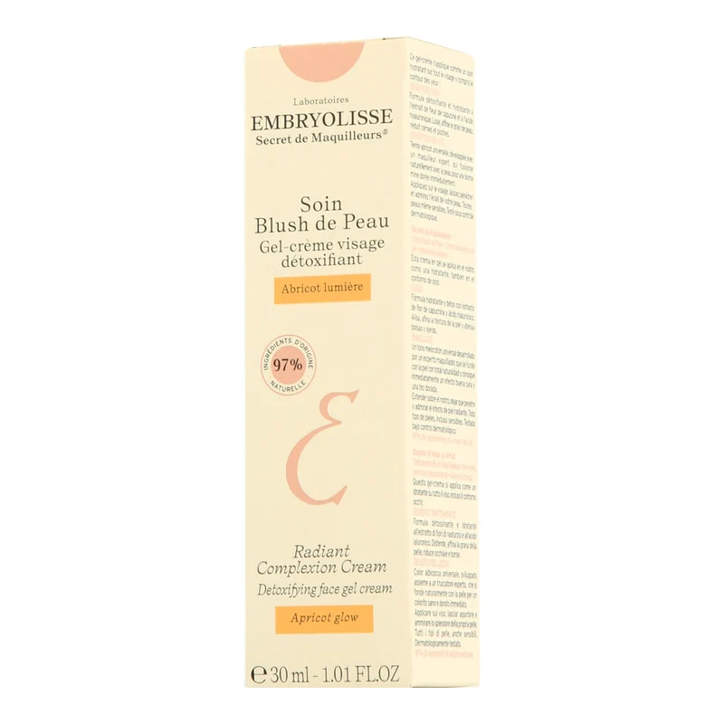 Embryolisse Maquillage et Soins Teintés Soin Blush de Peau Abricot Lumière
