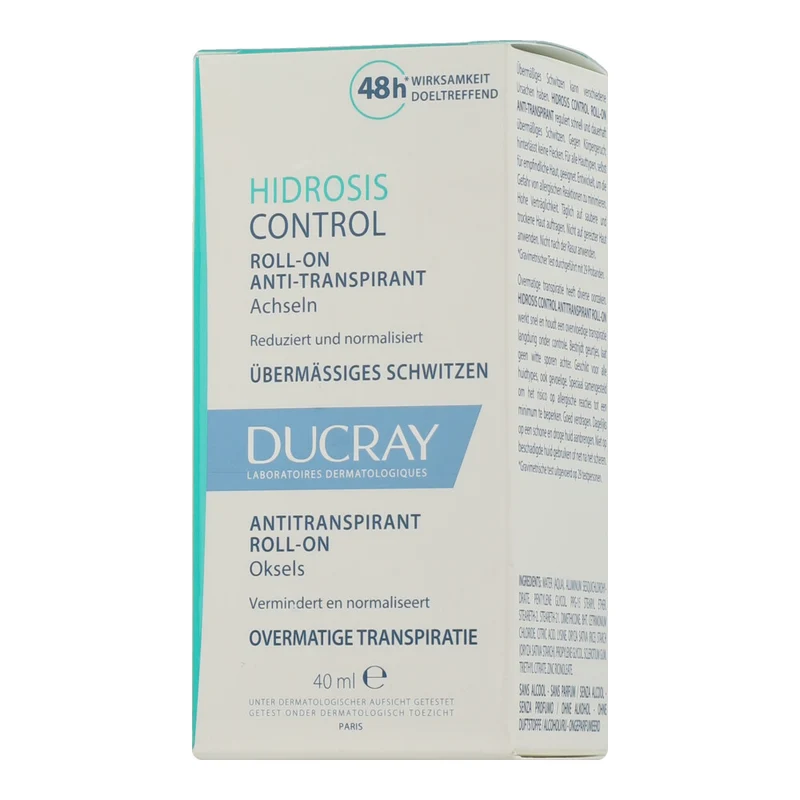 Ducray Hidrosis Control Roll-On Anti-Transpirant