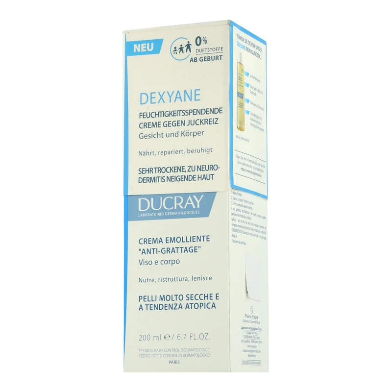 Ducray Dexyane Feuchtigkeitsspendende Creme gegen Juckreiz