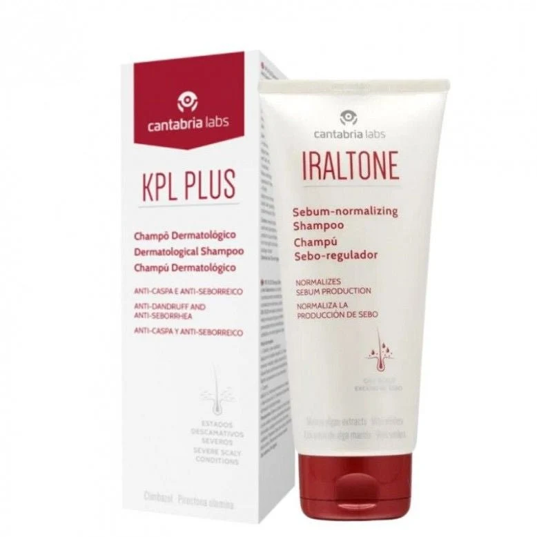 Kpl Plus shampoo + Iraltone Seboregulating Shampoo 200ml
