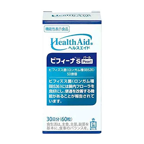Morishita Jintan Health Aid Biffina S Pearl 30-Day Intestinal Support Supplement