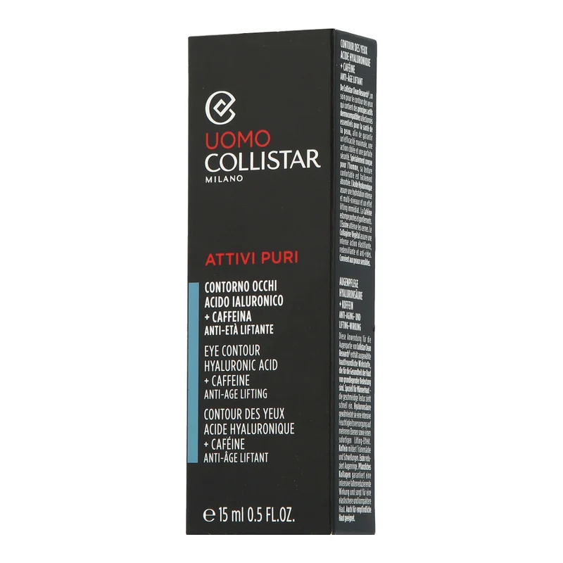 Collistar Man Attivi Puri Eye Contour Hyaluronic Acid + Caffein