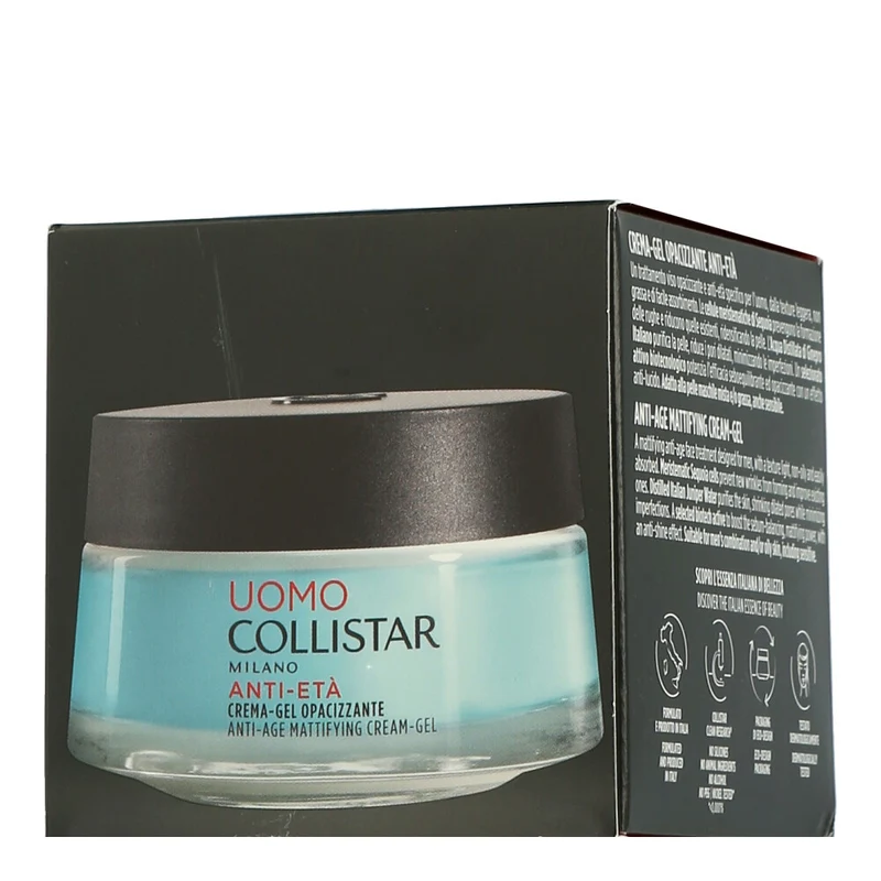 Collistar Man Anti-Età Anti-Age Mattifying Cream-Gel