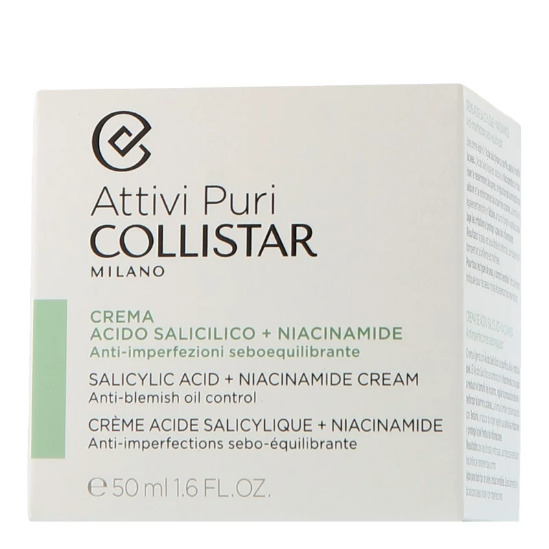 Collistar Attivi Puri Salicylic Acid + Niacinamide Cream