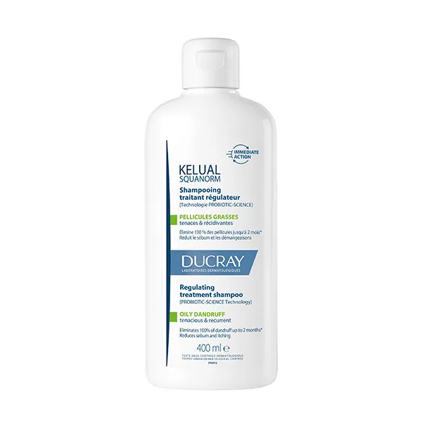 Ducray Kelual-Squanorm Refreshing Shampoo - 400ml